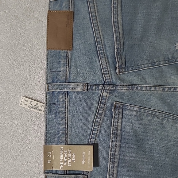 Madewell The Perfect Vintage Straight Jean's Size 23 - Picture 8 of 11